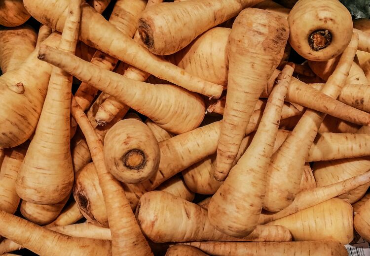 Allemaal pastinaken bij elkaar. Wat een lekkere soep kan dit worden!